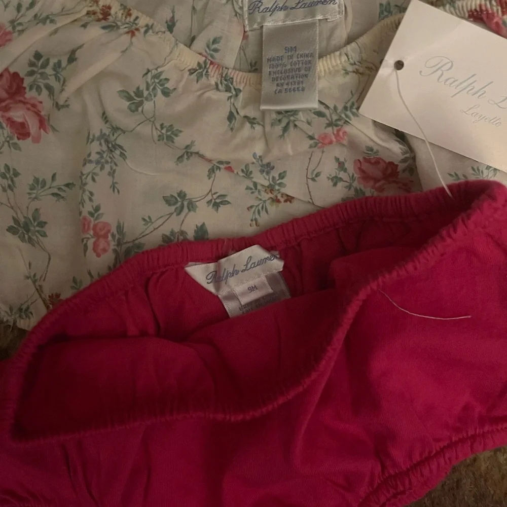 Ralph Lauren Baby Bloomers/Diaper Covers (2)
